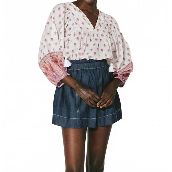 NEW CLEOBELLA tawny blouse in mahal print - Picture 1 of 3